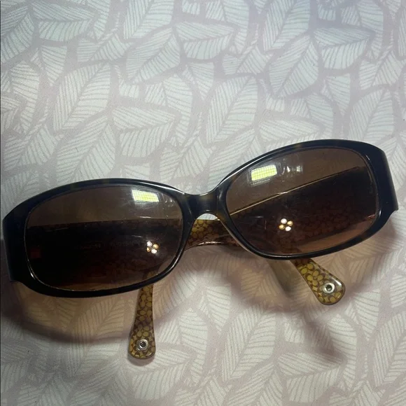 Coach Tortoise Shell Sunglasses - Picture 5 of 5